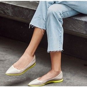 Cole Haan Womens Zerogrand Skimmer Light Grey Flats Size 11B